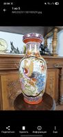 Grosse China Vase Porzellan Pfau Motiv Deko 