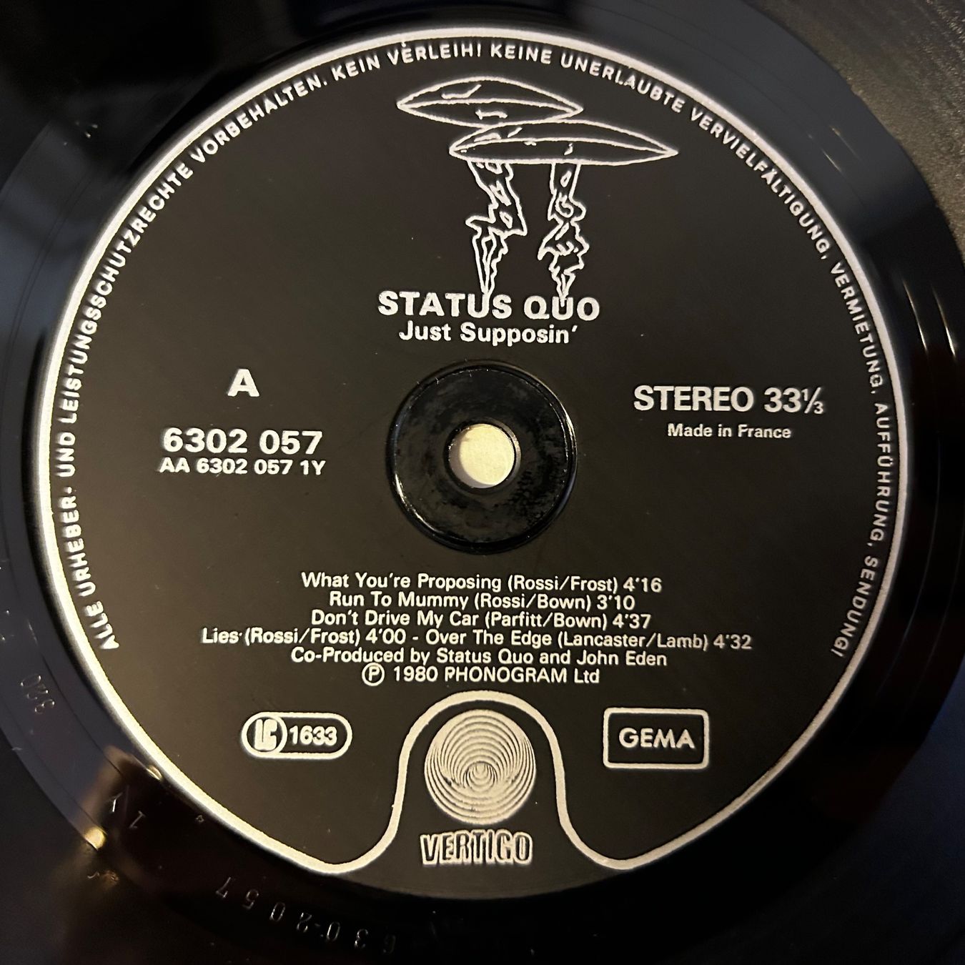 Dischi in vinile: Status Quo - Just Supposin' -  LP - Vinyl! – Usato da Aesch BL venduto da BernisFlomi 2