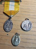 Lot de 3 médailles catholiques anciennes dont 1en ARGENT