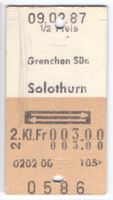 Billette Grenchen Süd - Solothurn
