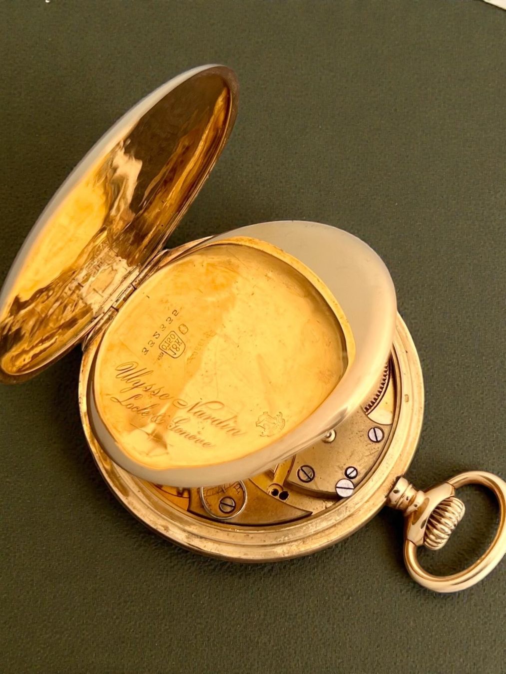 Ulysse Nardin Orologi: Ulysse Nardin 18k Gold Pocket Watch – Usato da Apples venduto da the_7jtf 3