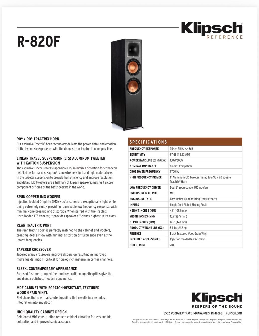 Klipsch Casse acustiche: 2 Speakers Klipsch R-820F – Usato da Thalwil venduto da ropejo 8