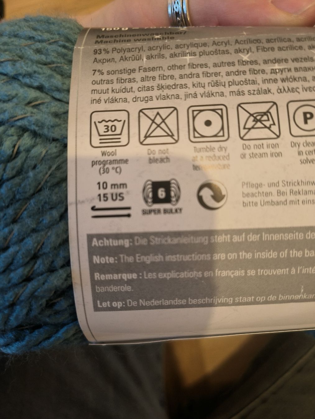 Lana: 6 acrylic wool skeins  – Nuovo e nell'imballaggio originale da Schlieren venduto da cha_n5sk 2