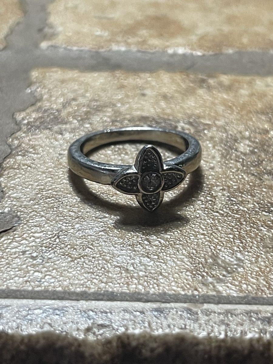 Anelli: Anello di metallo argento con fiore -56/57-chic e elegante – Nuovo (secondo la descrizione) da Gordevio venduto da LanaZimm 9