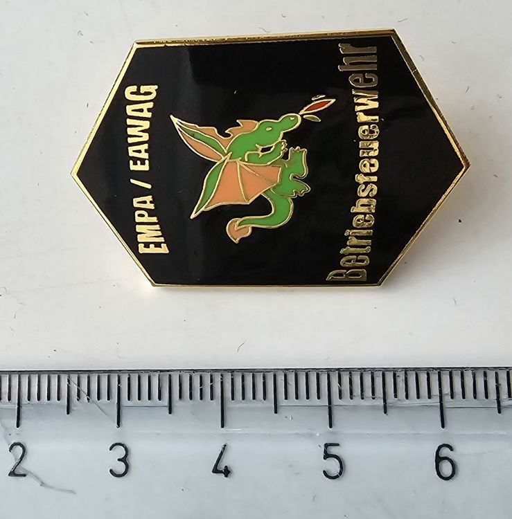 Feuerwehr Anstecker Pin 330 - Metall Anstecker Mit Butterfly Clip