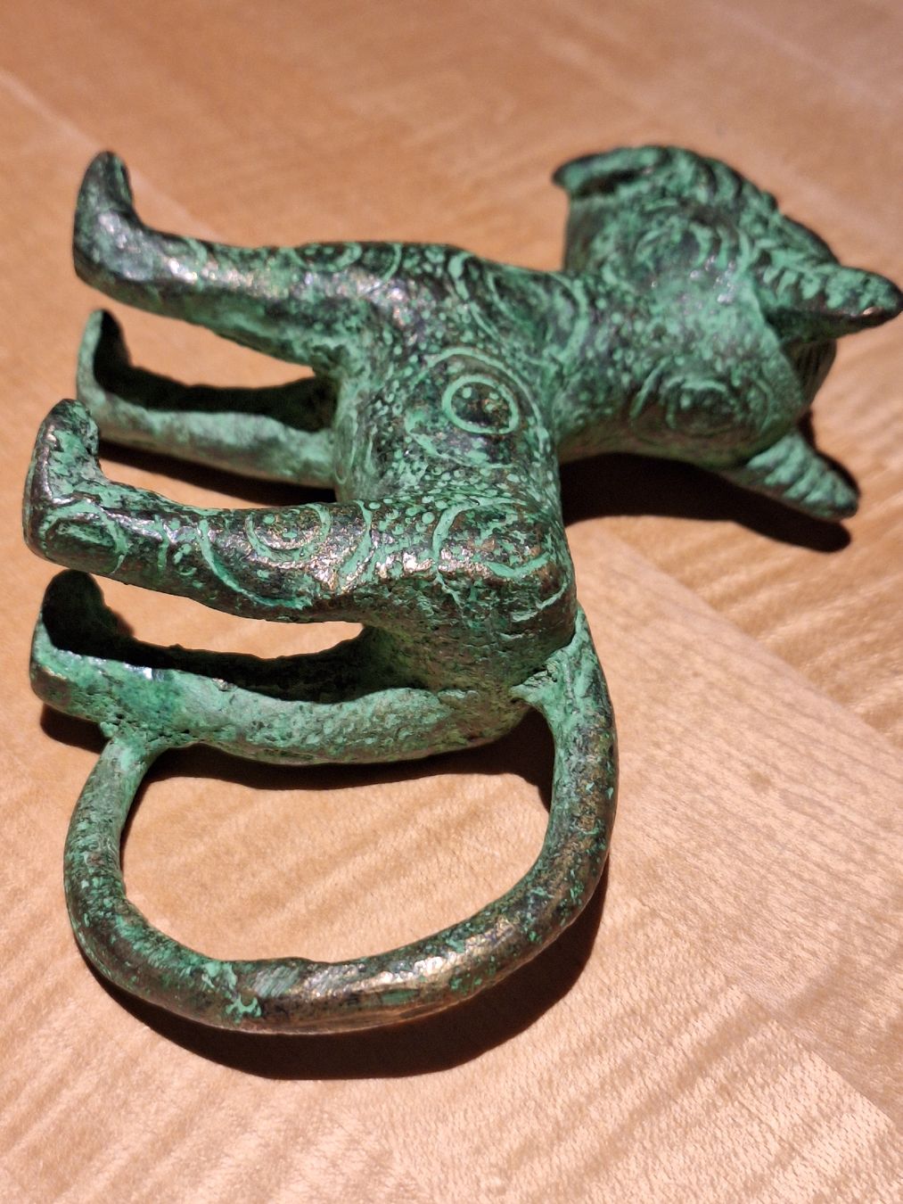 Figuren: Antike Bronze Figur Loepard Benin – Gebraucht aus Dornach von bals28 6