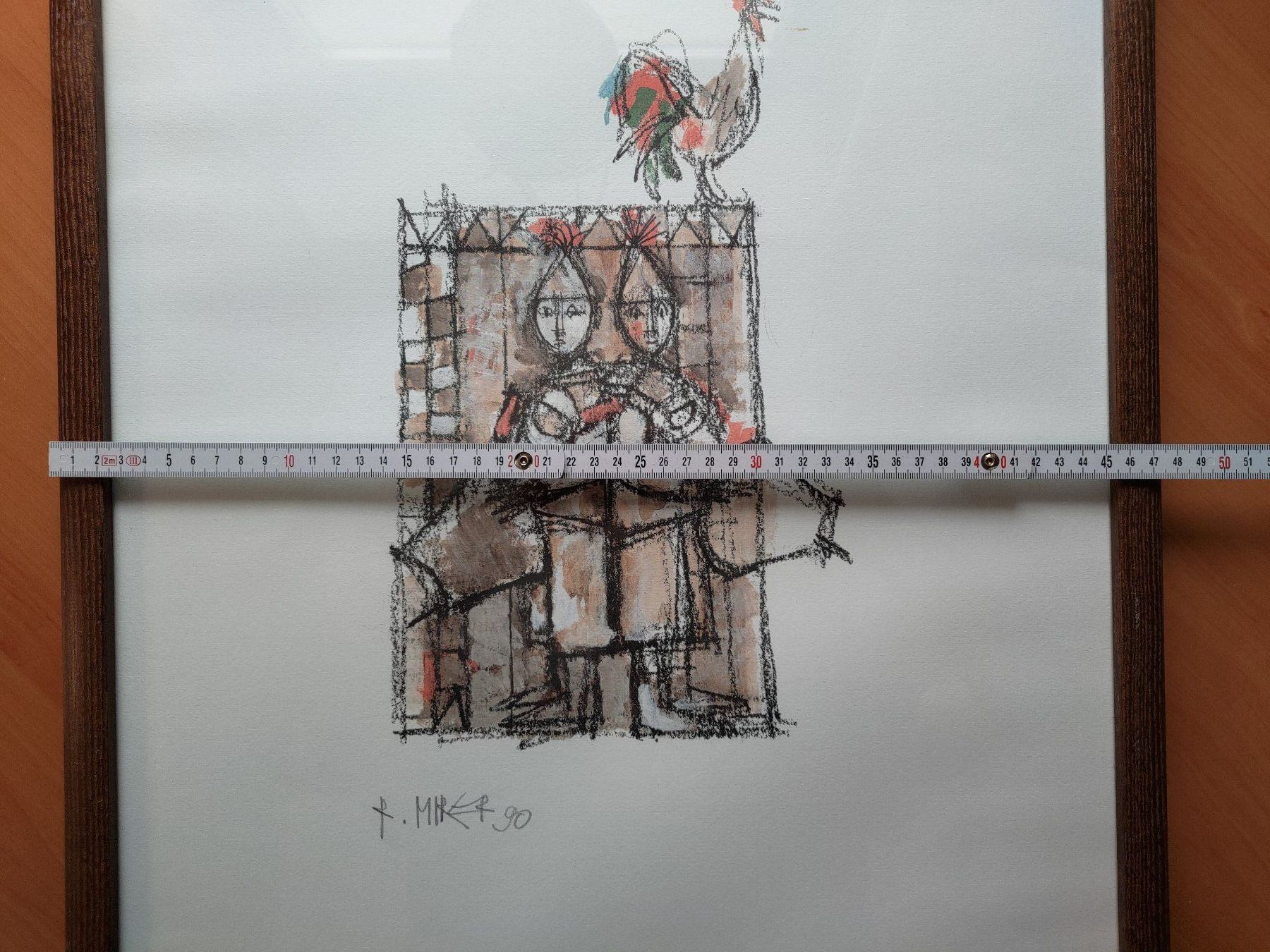 Foto & Immagini: Bild Mirer - Kunstdruck - gerahmt – Usato da Untervaz venduto da Lyraia 3