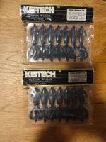 Keitech Crazy Flapper 3.6" Black Blue, Neu