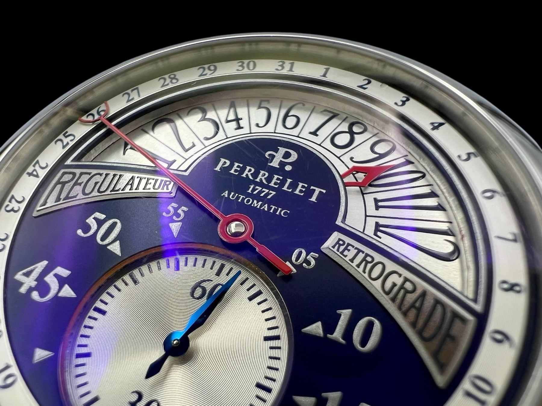 Perrelet Orologi: Perrelet Regulateur Retrograde A1041/A0042 – Usato da Lajoux JU venduto da Enzo_ 1