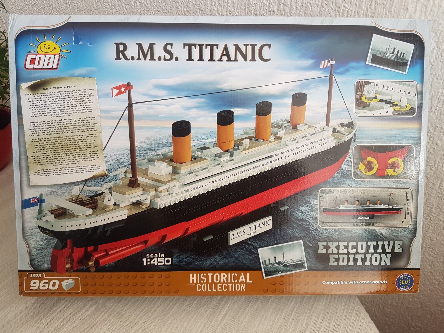 Cobi Kit di costruzioni: Cobi 1928 R.M.S. Titanic – Nuovo e nell'imballaggio originale da Basadingen venduto da tot_59zf 1