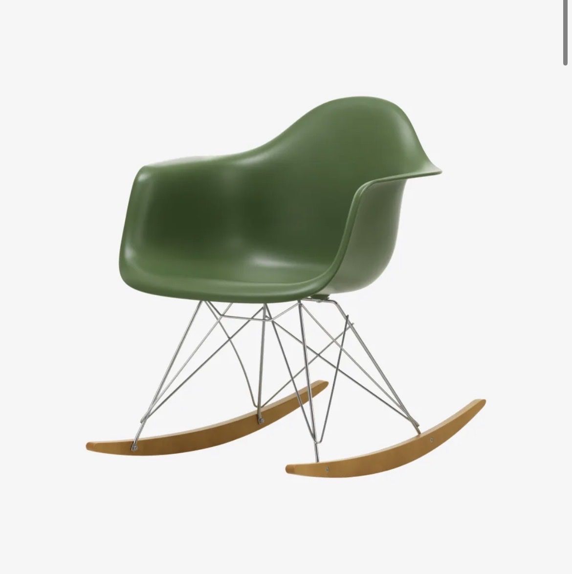 Vitra Sessel: Vitra Eames Dark Green Rocking Chair – Gebraucht aus Zürich von Secondhanddealer