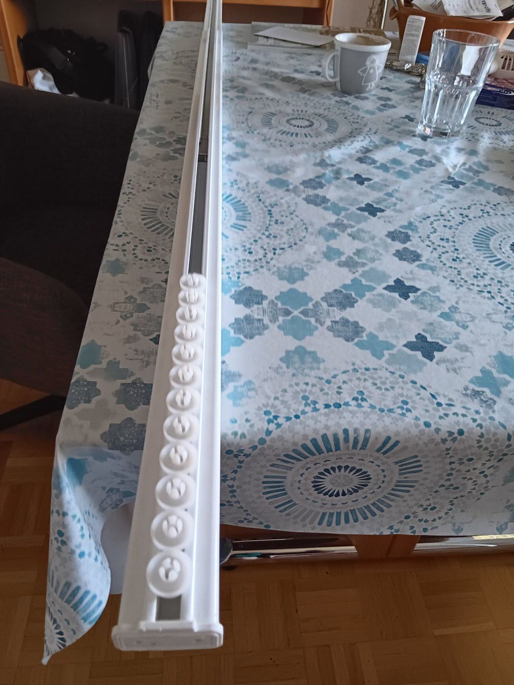 Vasche da bagno: Duschvorhangschiene, mit 12 Rigel ca.169 cm, Top Zustand – Usato da Zürich venduto da chr_l98j 5