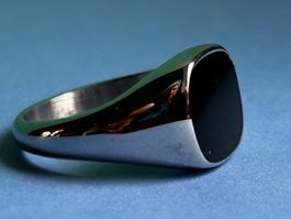 Herrenring Retro klein caro (60)