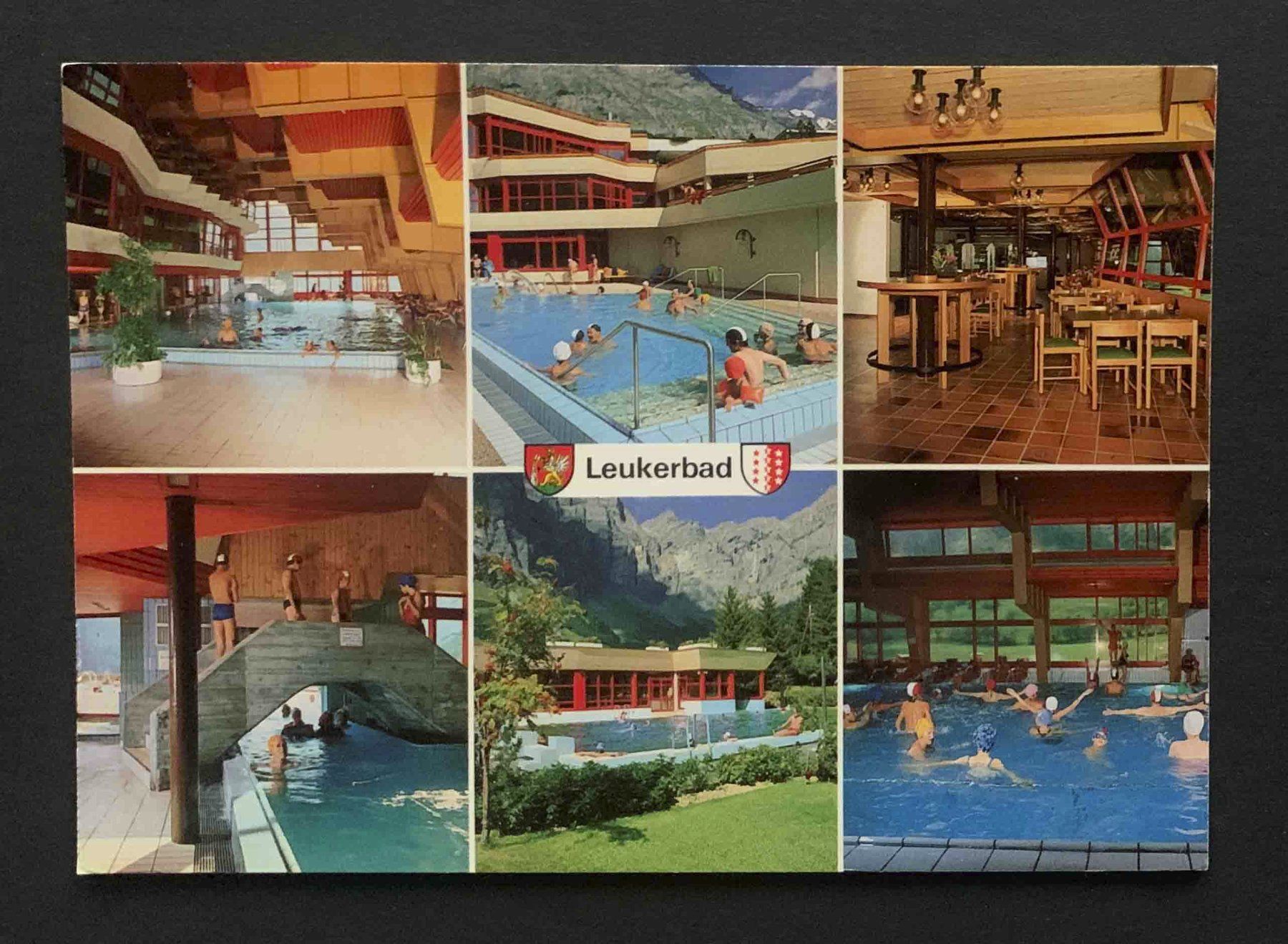 Cartoline postali: AK Leukerbad Thermal Badecenter – Usato da Goldau venduto da artelier1