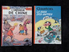 2 BD : 1x Gaston Lagaffe 1xLes aventure d'Alix