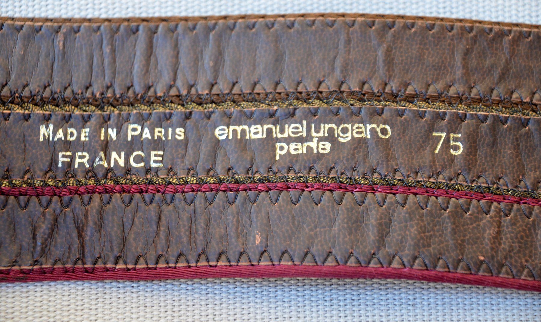 Gürtel: Emanuel Ungaro Gürtel / ceinture – Gebraucht aus Collonges von arashee 6