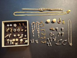 Schmuckkonvolut Gold- und Silberschmuck aus Haushaltsräumung
