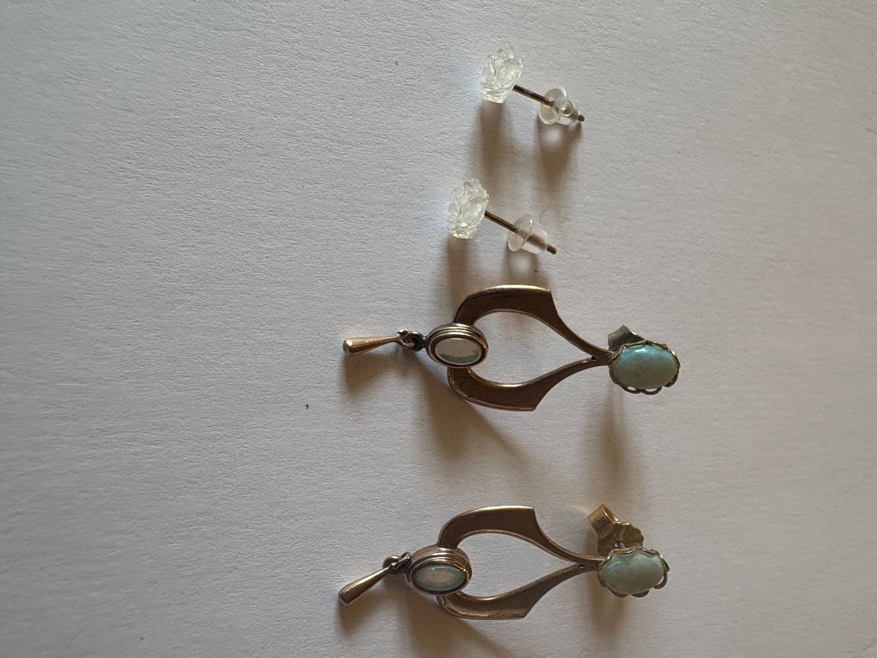Orecchini pendenti & Orecchini a lobo: Opal Ohrringe 2par – Usato da Murten venduto da Tzaugg