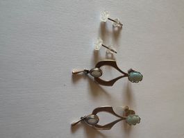 Opal Ohrringe 2par