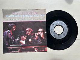 DIONNE WARWICK tolle Single Kult 80's ELTON JOHN WONDER