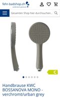 Douchette KWC MONO BOSSANOVA - comme neuf et son flexible!