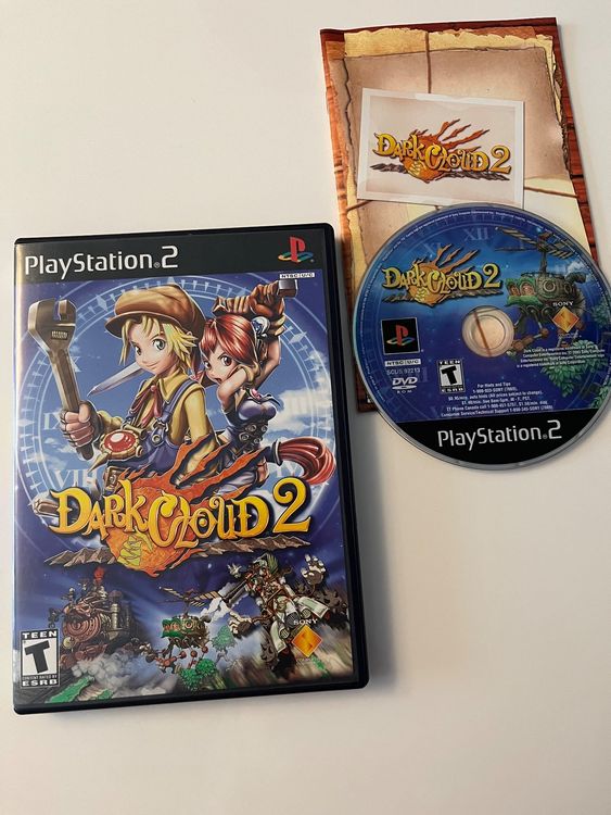Dark Cloud 2 PS2 – Wata 9.6 A+, Sous Blister D’origine (factory Sealed), 2003