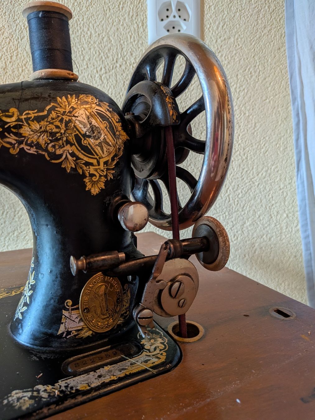 Singer Macchine da cucire: Machine à coudre Singer ancienne - Objet de collection! 54 – Usato da Courtemautruy venduto da ste_zxq5 6