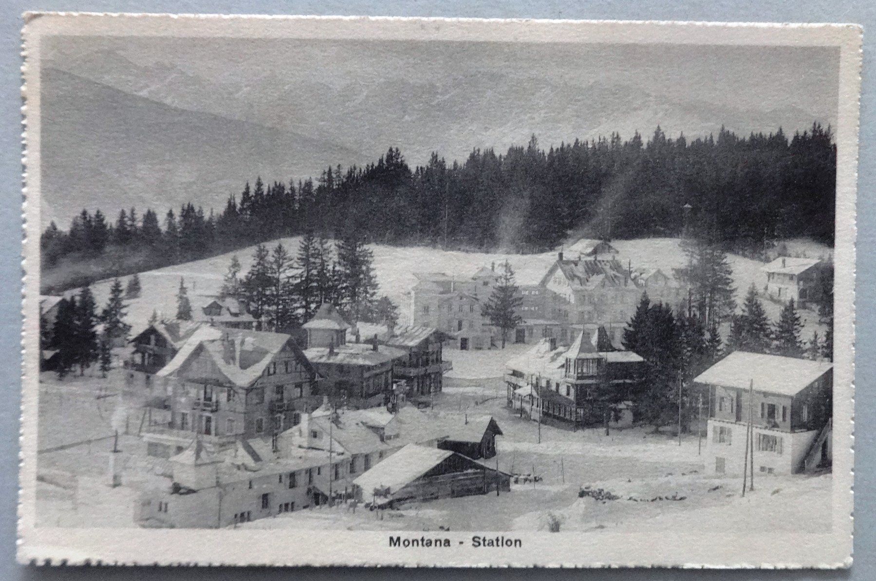 Ansichtskarten: Montana - Station – Gebraucht aus Fétigny von Billy2miny