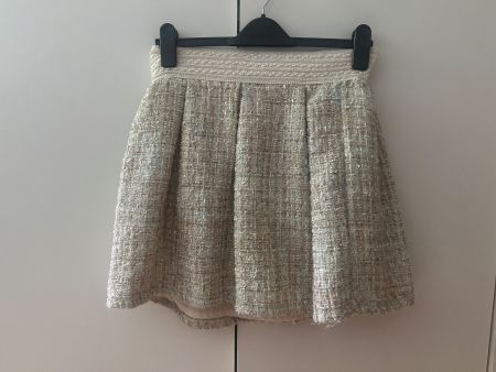 glitter tweed skirt/jupe pailletée/Paillettenbesetzter