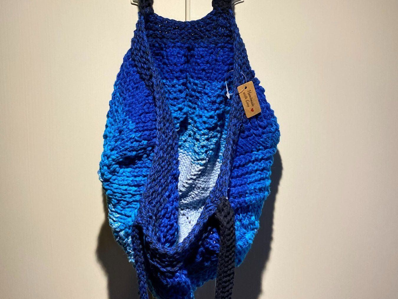 Borse: TASCHE -HANDGESTRICKT,BLAUTÖNE – Nuovo e nell'imballaggio originale da Meienried venduto da ManuelaBoutique 6