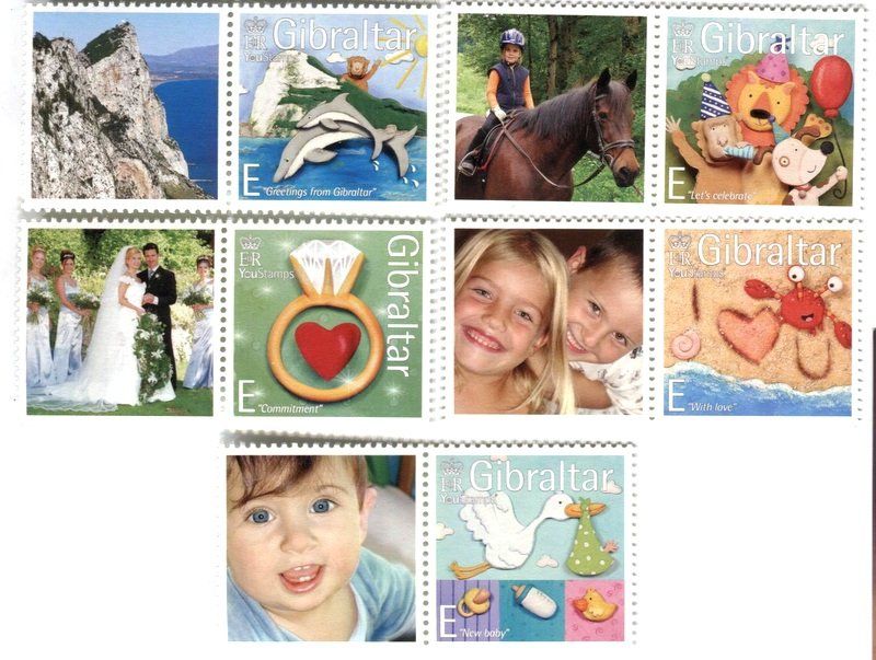 Tutti i francobolli: Briefmarken "Glückwünsche". Gibraltar. – Nuovo e nell'imballaggio originale da Basel venduto da Butsch5