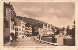 Baden (AG) Baden neuer Limmatquai und die Badhotels