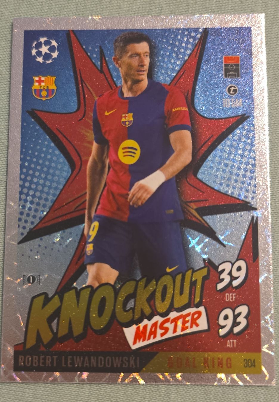 Topps Carte collezionabili: Carte Foot Robert Lewandowski "Knockout Master" Ed. Limitée – Nuovo (secondo la descrizione) da Vevey venduto da ros2