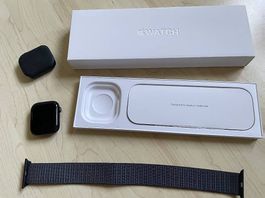 Apple Watch Series 7 45mm GPS + Cellular Schwarz