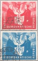 DDR Deutsch-polnische Freundschaft 1951 gestempelt