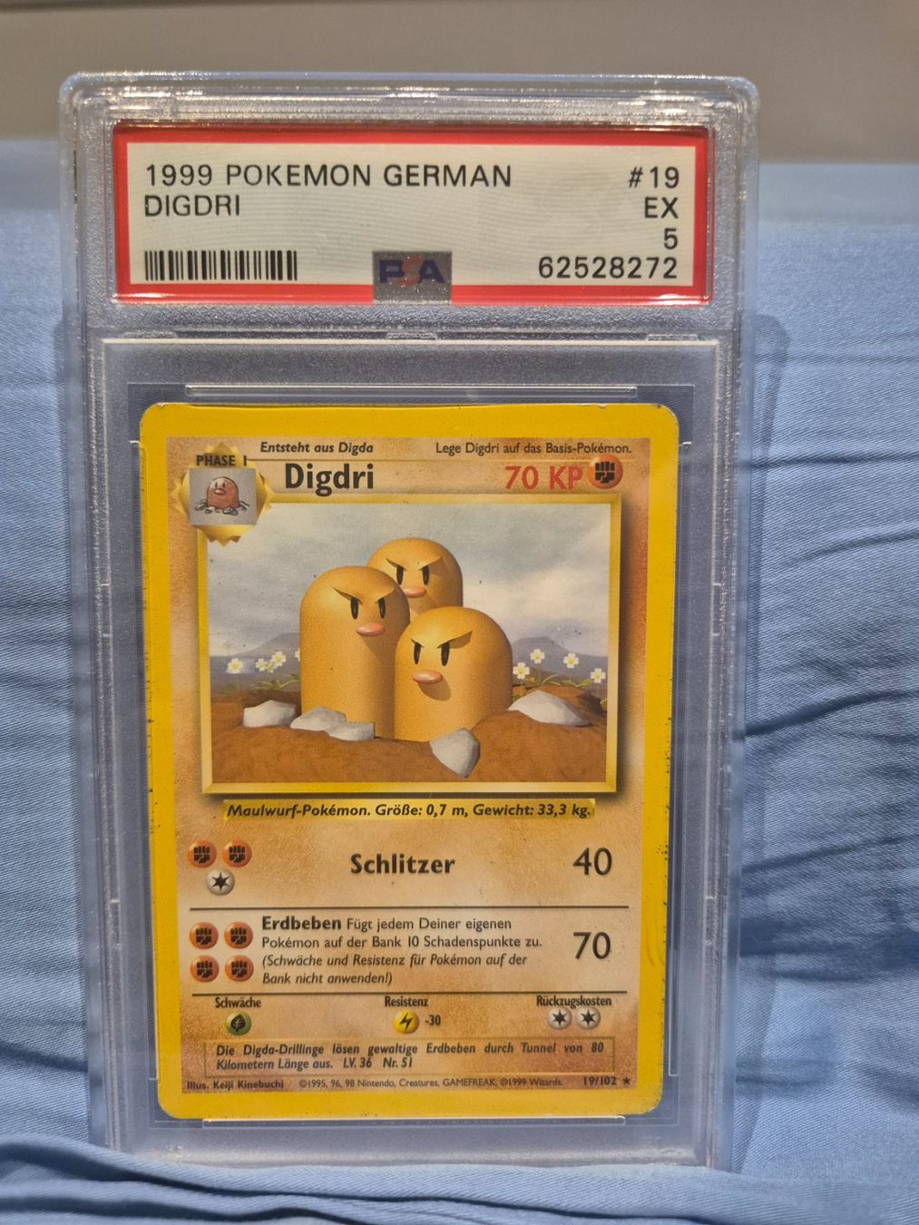 Pokémon Carte collezionabili: Pokémon Digdri PSA 5 Base Set 19/102 – Usato da Schänis venduto da PinkOwl