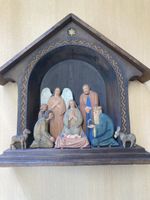 Antike Krippe Holz Brienz ca. 1920 geschnitzt guter Zustand