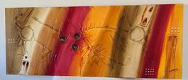 Bild (Acryl, abstrakt) auf Leinwand