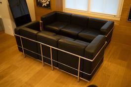 Lot de 2 canapés 3 places LC2 style Cassina – Dès CHF 1.–