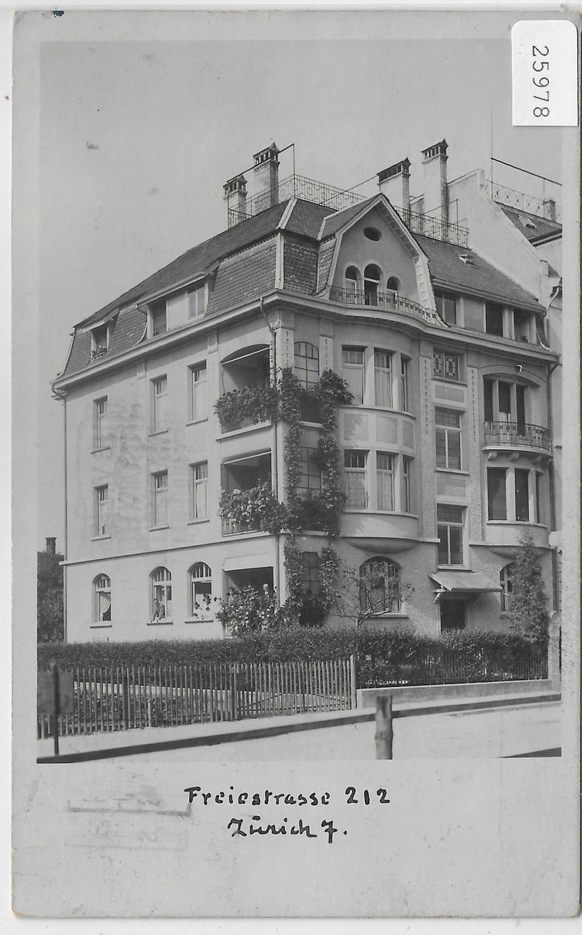 Cartes postales: Zürich - Freiestrasse 212 – Antique à Ettingen par Kartenplanet