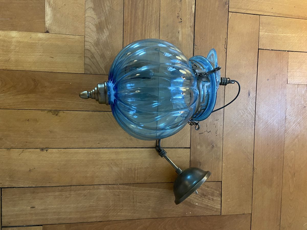 Lampadari & plafoniere: Blaue Hängelampe – Usato da Winterthur venduto da zoenina5 1