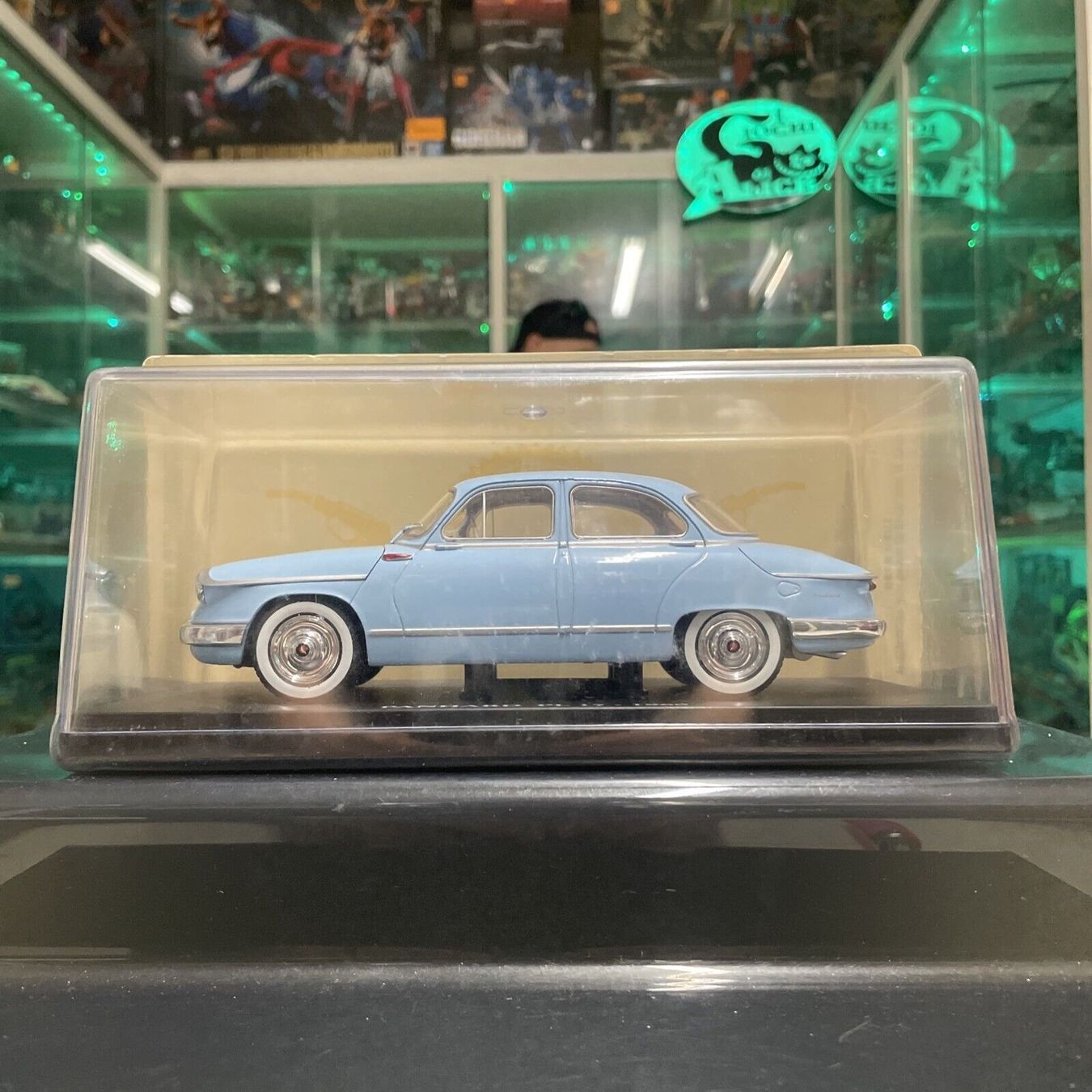 Modellini d'auto: Panhard PL 17 Berline Phase I 1959-1964 hellblau        1:24 – Nuovo e nell'imballaggio originale da Gerlafingen venduto da espero88 9