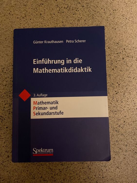 Einführung In Die Mathematikdidaktik | Kaufen Auf Ricardo