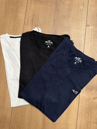 Lot/pack 3 t-shirts Hollister col en V taille S usagés