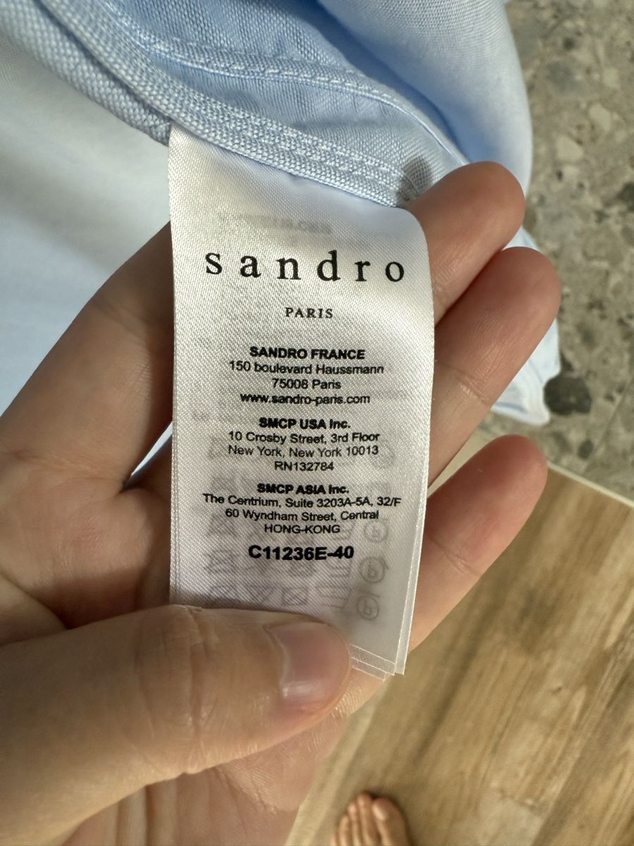 Sandro Camicette: Sandro chemise – Nuovo (secondo la descrizione) da Lausanne venduto da mar_2lwm 3
