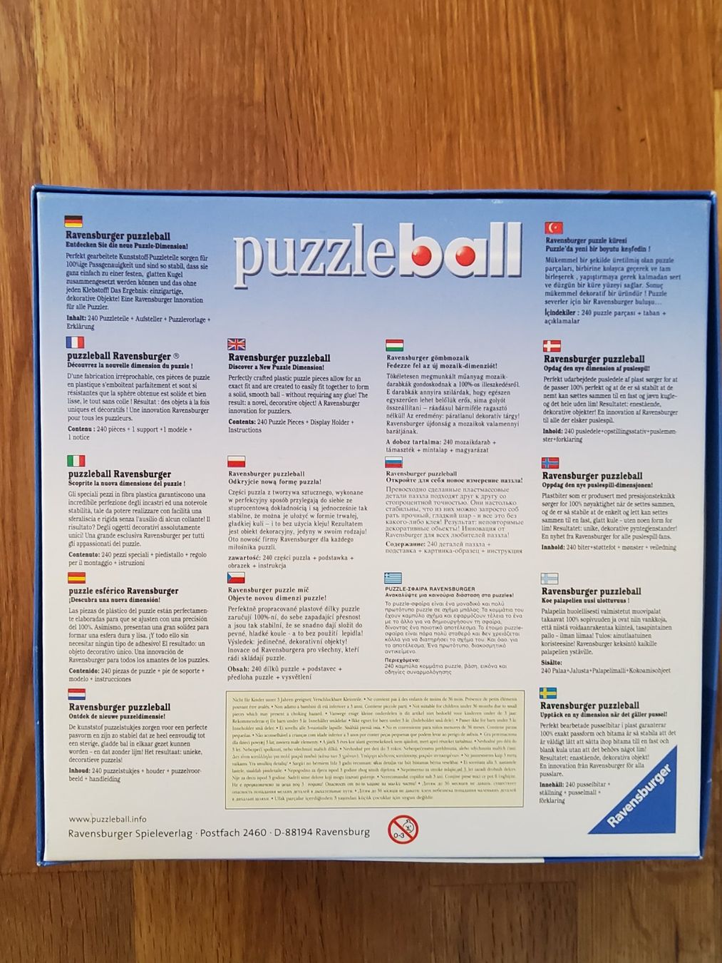 Ravensburger Puzzle: Puzzle Ball \ Ravensburger – Usato da Bauma venduto da Sun1973 2