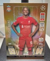 Sadio Mane 2021-22 Topps Match Attax UCL Europa Gold Limited