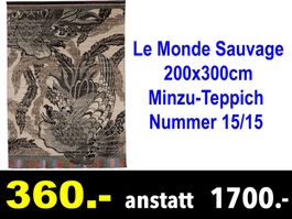 🔴  Teppich LE MONDE SAUVGE Ltd Minzu-Teppich  /464X
