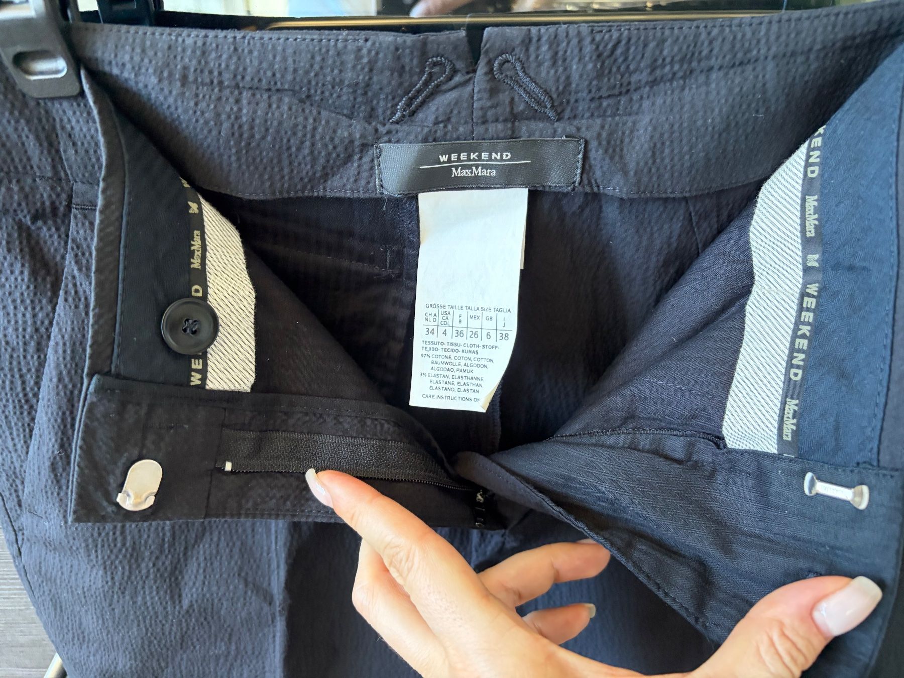 Max Mara Pantaloni: Weekend Max Mara 7/8 Sommerhose Gr. 36 Baumwolle Stretch – Nuovo (secondo la descrizione) da Wallisellen venduto da Lan_82sz 3