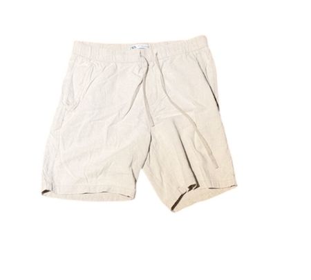 Zara Hose kurz Beige, Grösse L